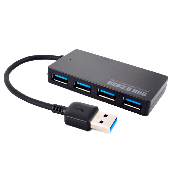 Thin alta Velocidad USB 3.0 Hub de 4 Puertos - ADA